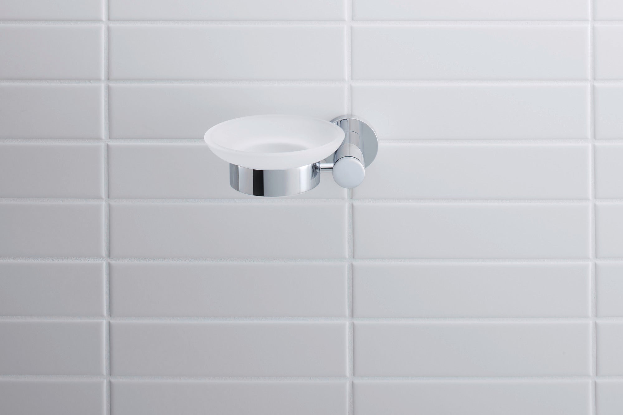 Duravit D-Code saboneteira Ø10 cm para 1 sabão