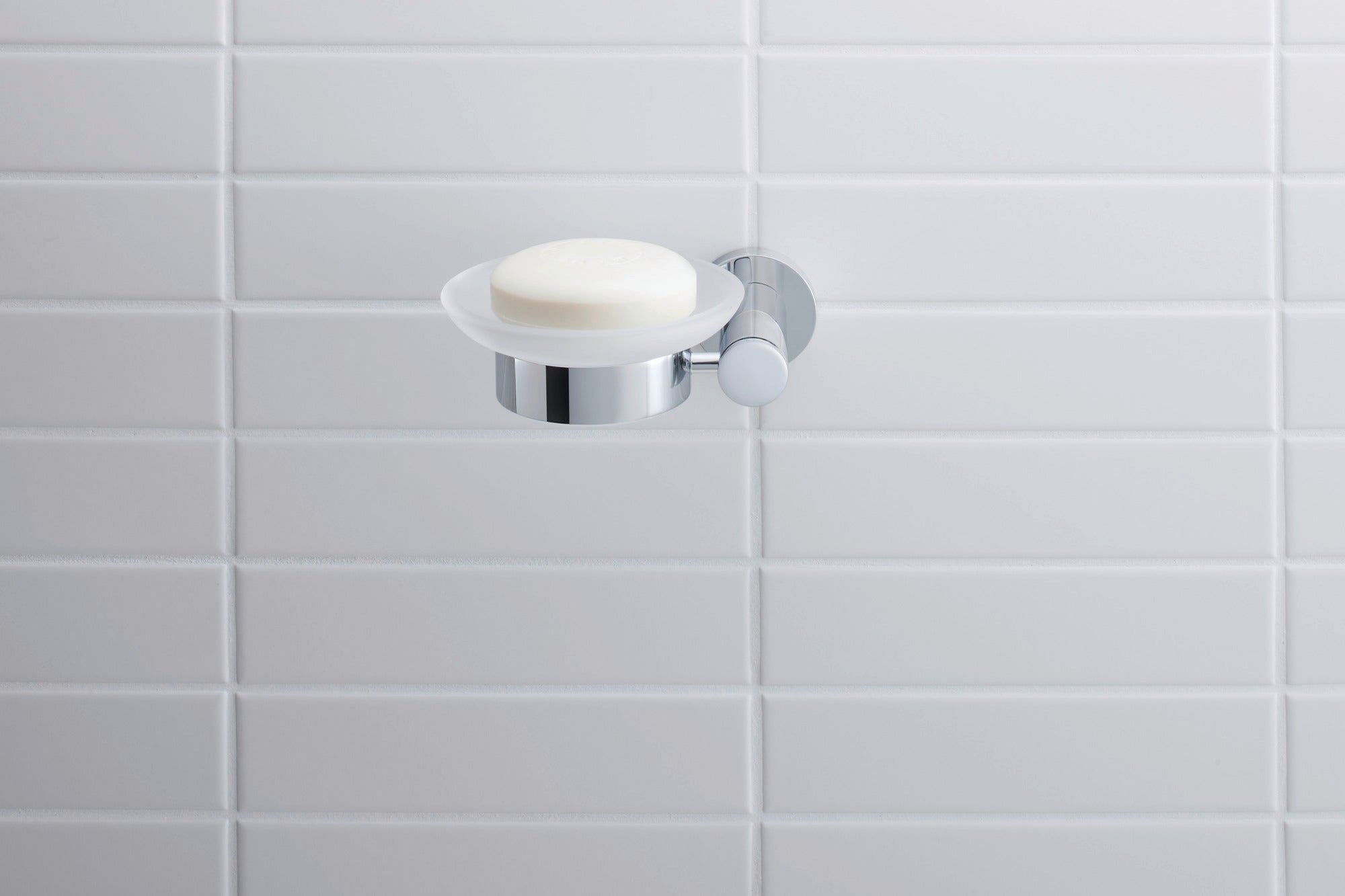 Duravit D-Code saboneteira Ø10 cm para 1 sabão