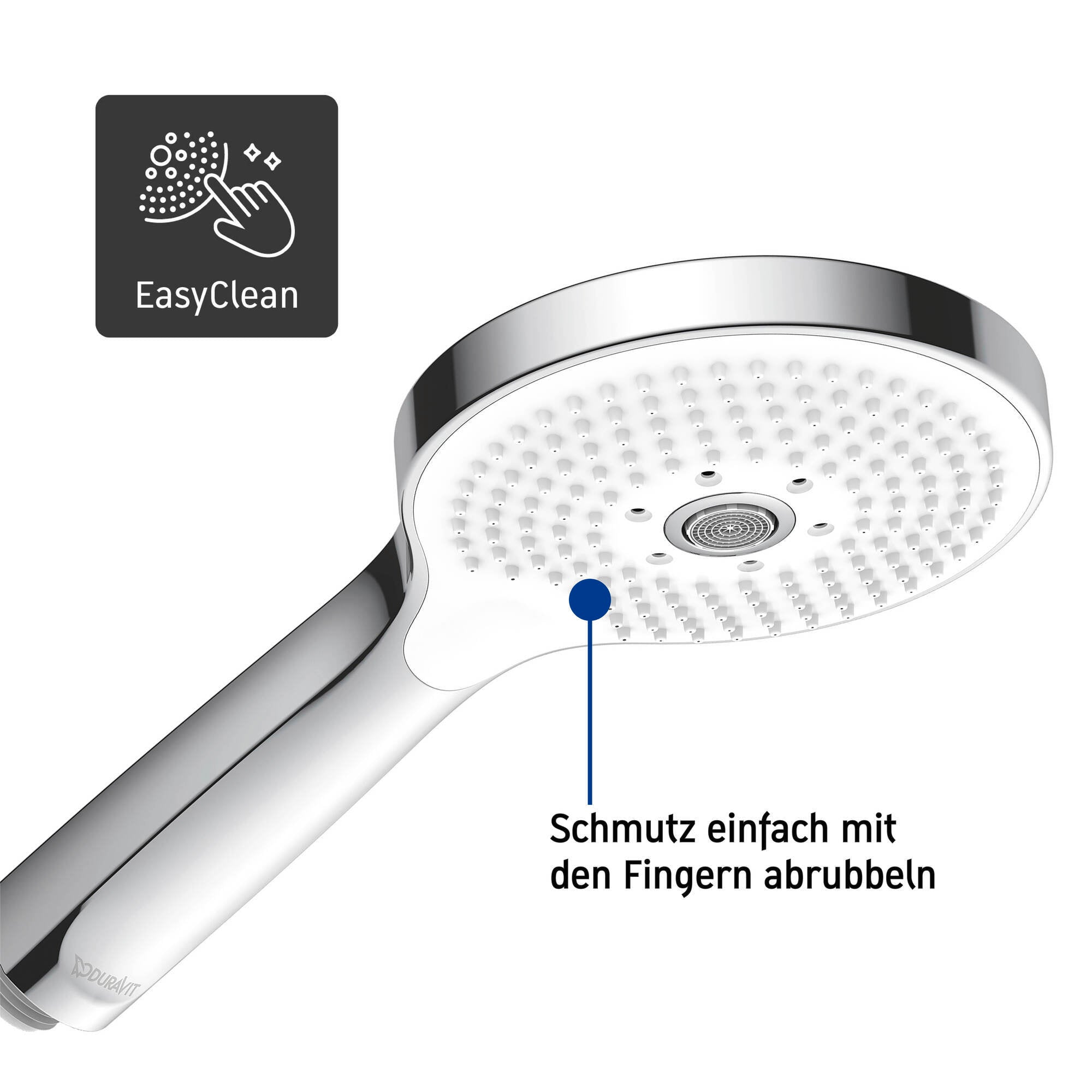 Duravit sistema de duche com termostato e prateleira de vidro