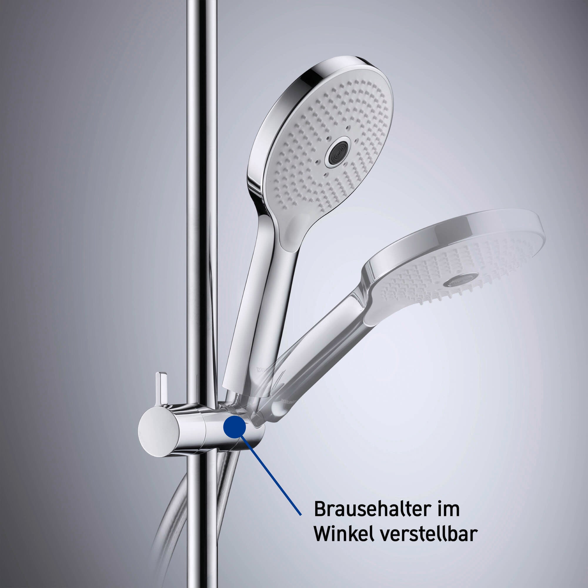 Duravit sistema de duche com termostato e prateleira de vidro