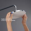 Duravit sistema de duche com termostato e prateleira de vidro