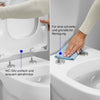 Assento de WC Universal Duravit Univavo com fechamento suave, redondo