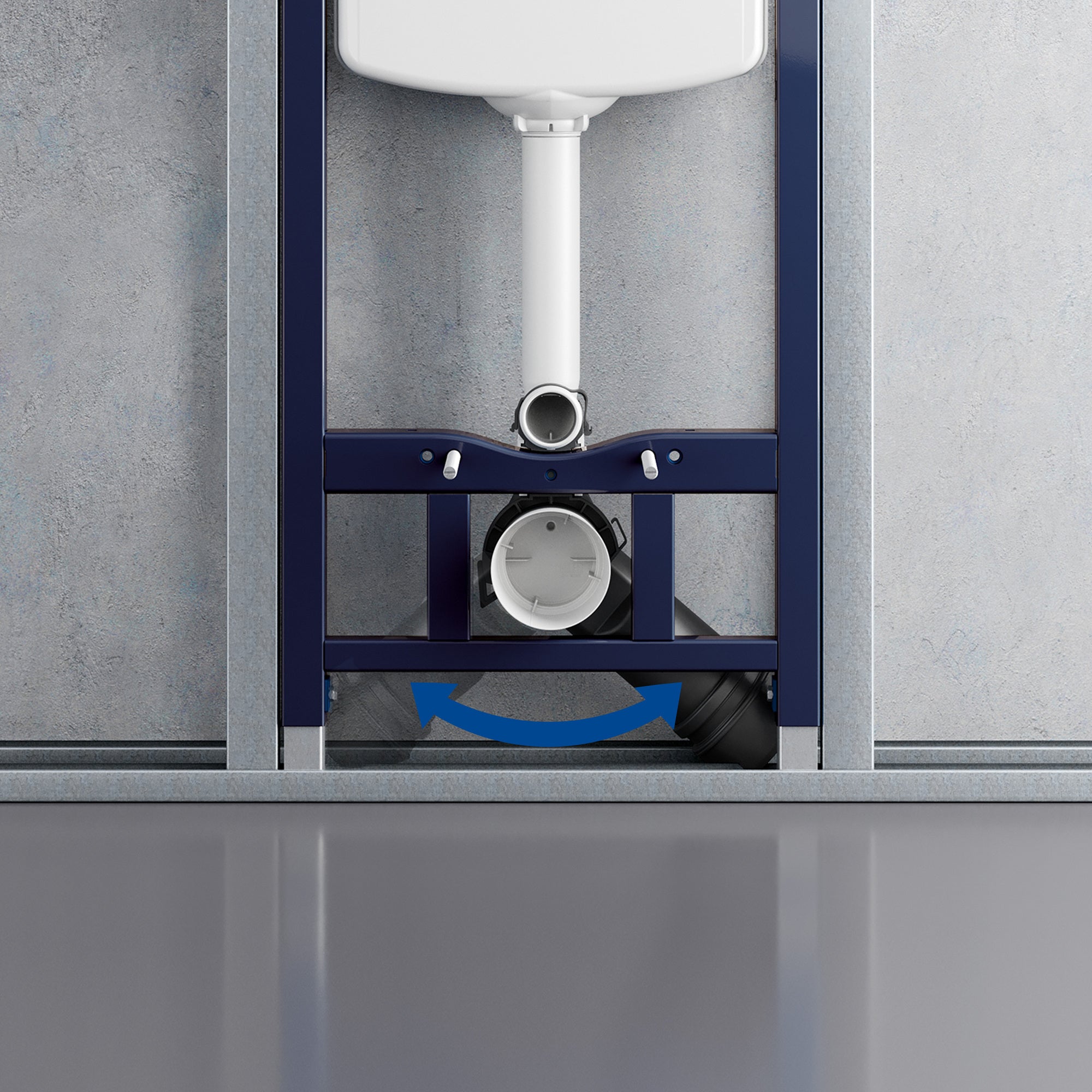 Duravit DuraSystem elemento de instalação para WC