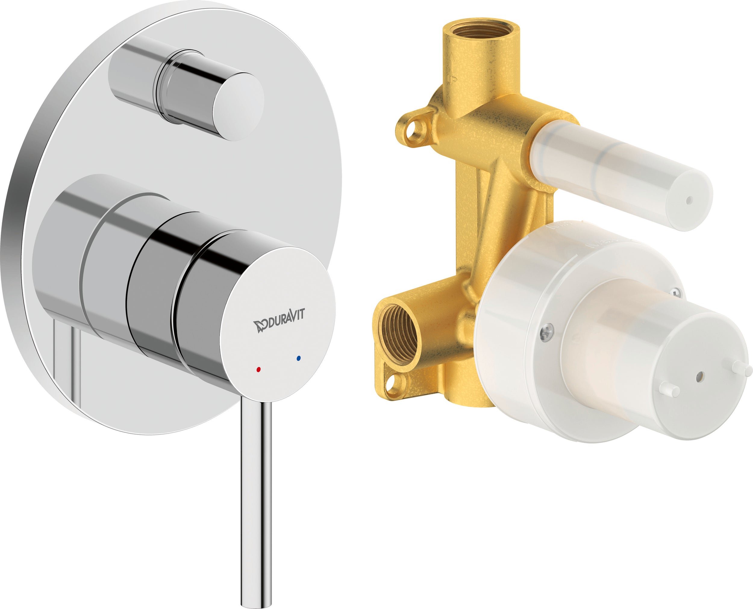 Duravit Circle Conjunto misturador monocomando oculto 