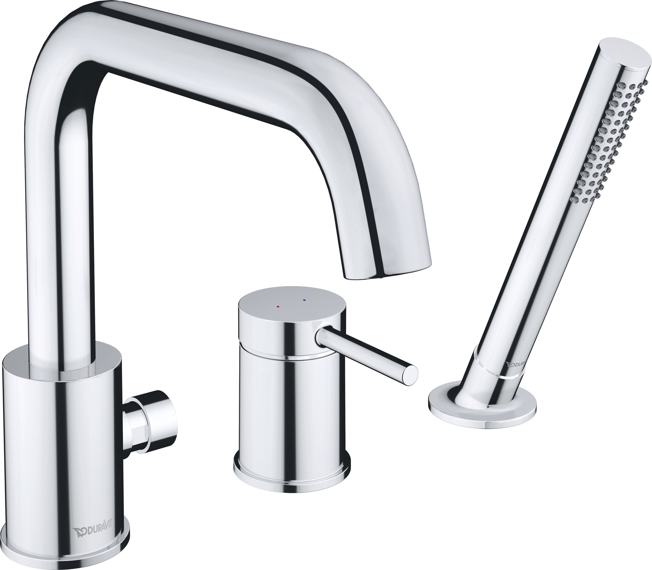 Misturadora de 3 furos para banheira Duravit Circle