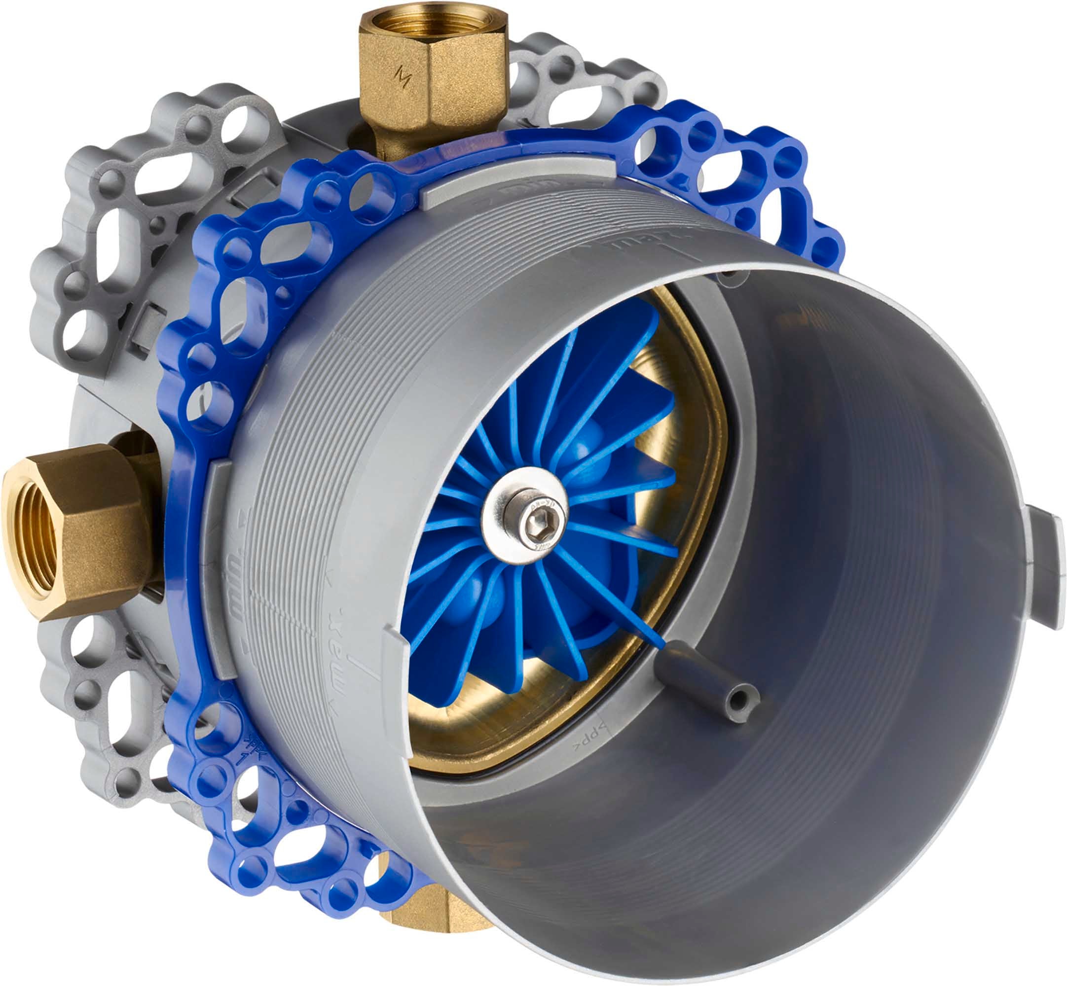 Misturadora termostática de embutir Duravit para duche