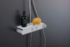 Duravit sistema de duche com termostato e prateleira de vidro