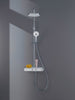 Duravit sistema de duche com termostato e prateleira de vidro