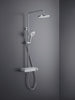 Duravit sistema de duche com termostato e prateleira de vidro