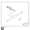 Duravit Starck T suporte para rolo de papel