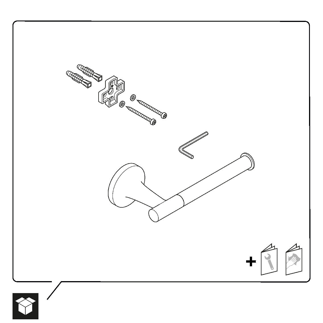 Duravit Starck T suporte de rolo de papel