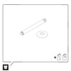 Braço de duche universal Duravit 200 mm, montagem no teto - cor selecionável