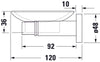 Duravit D-Code saboneteira Ø10 cm para 1 sabão