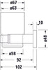 Duravit D-Code copo para escova de dentes