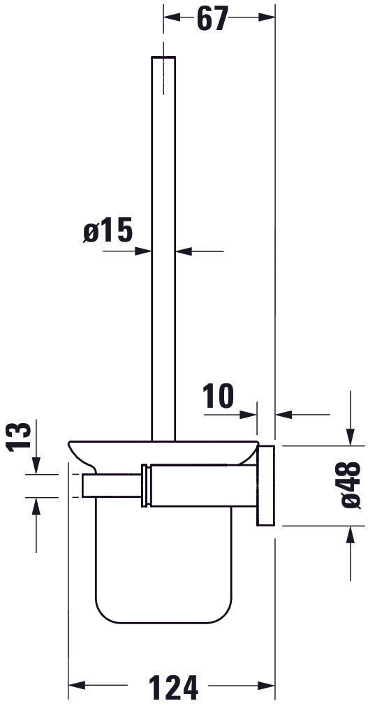 Duravit conjunto de escovas D-Code