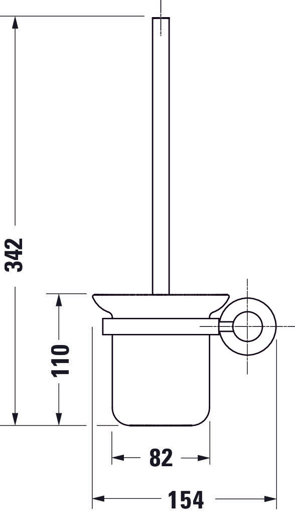 Duravit conjunto de escovas D-Code