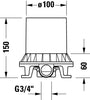 Duravit corpo base para misturador de banheira