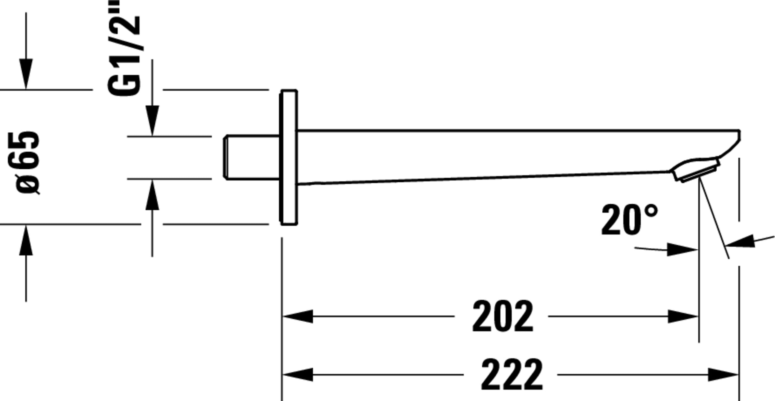 Misturador de banheira Duravit com termostato