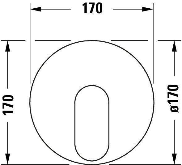 Duravit Wave misturador de chuveiro monocomando embutido