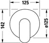 Conjunto misturador monocomando Wave - Cromado alto brilho