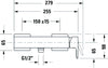Duravit Manhattan misturadora de duche monocomando de montagem externa
