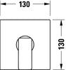 Duravit Manhattan Conjunto misturador monocomando encastrável, 1 consumidor 