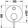 Duravit Circle Conjunto misturador monocomando oculto 