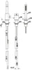 Misturadora de 3 furos para banheira Duravit Circle