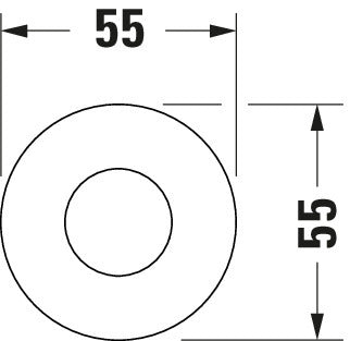 Suporte universal para chuveiro Duravit