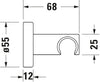 Suporte universal para chuveiro Duravit