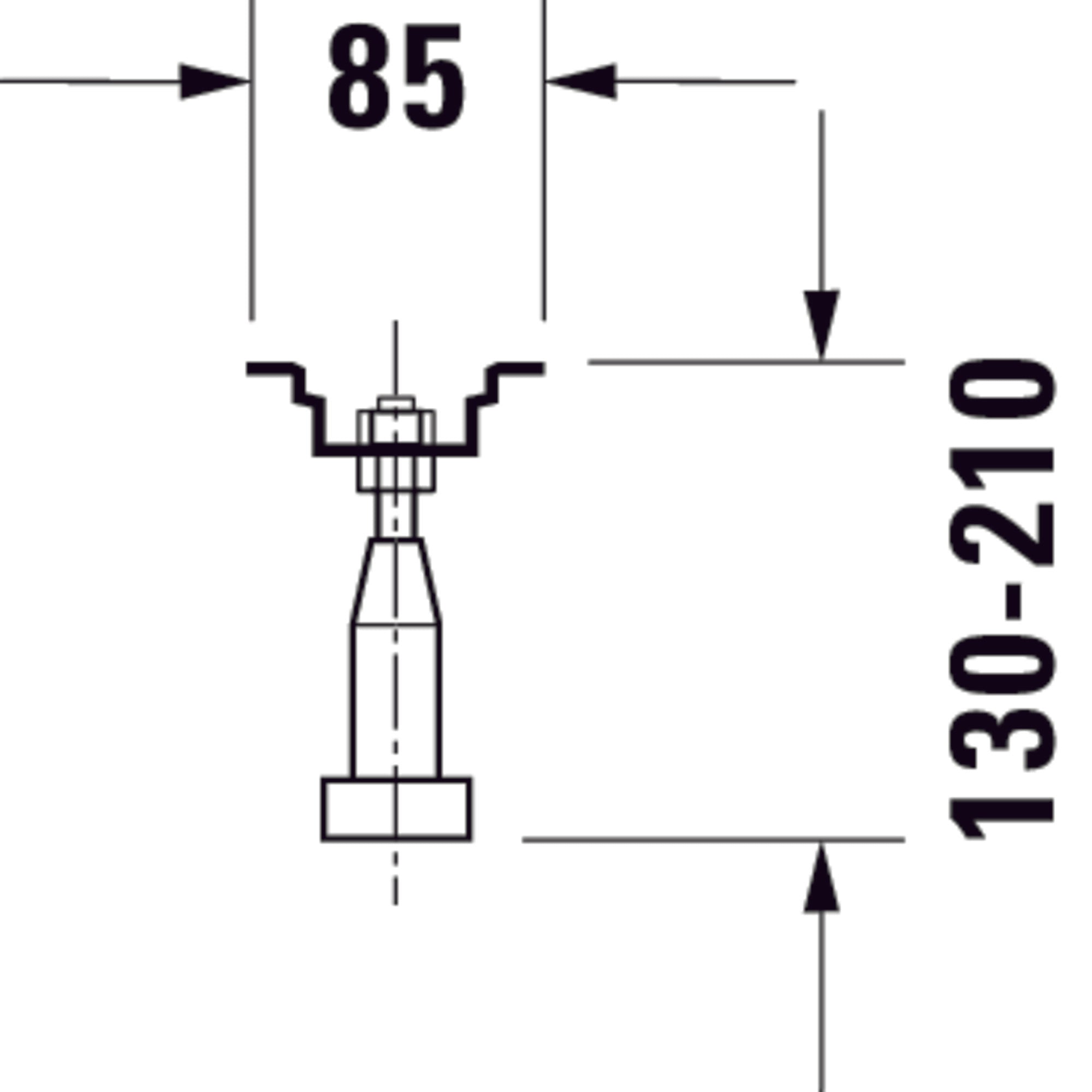 Duravit Pedestal universal - 2 peças