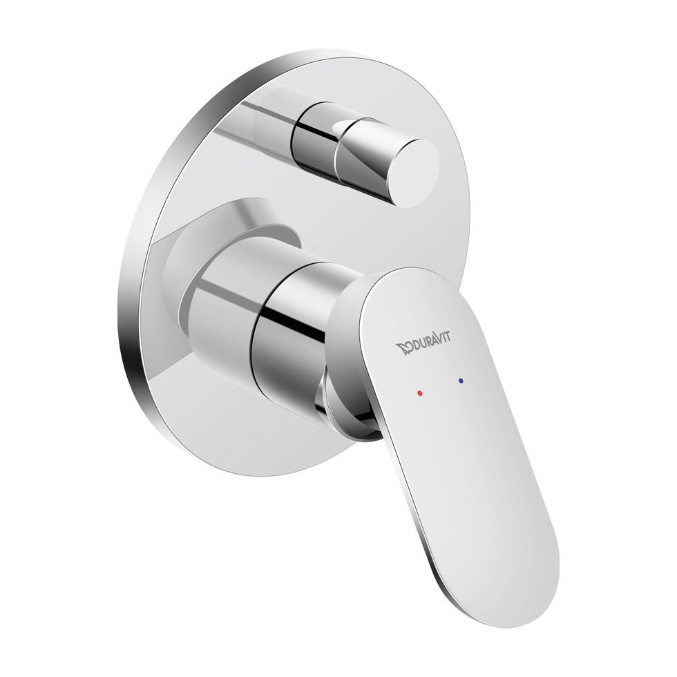 Conjunto de misturadora monocomando oculta Duravit Wave