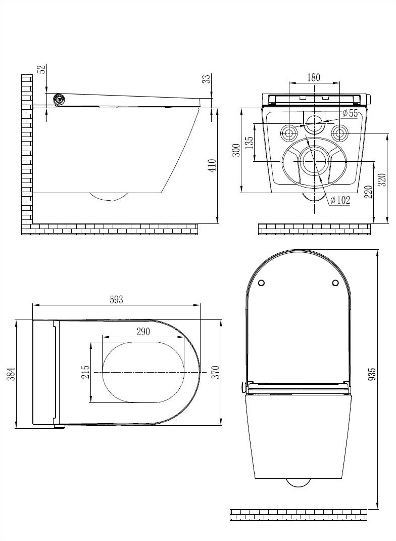 Sanita de duche Bernstein PREMIUM 1102
