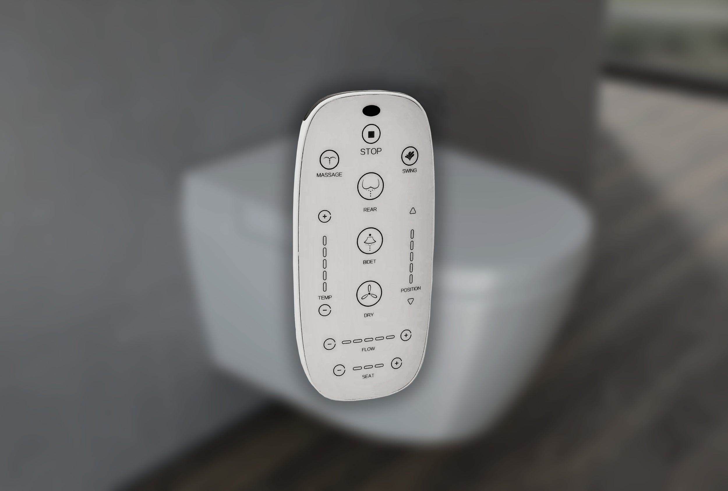 Conjunto completo de sanita com chuveiro higiénico Basic 1104 com elemento de parede Geberit Duofix