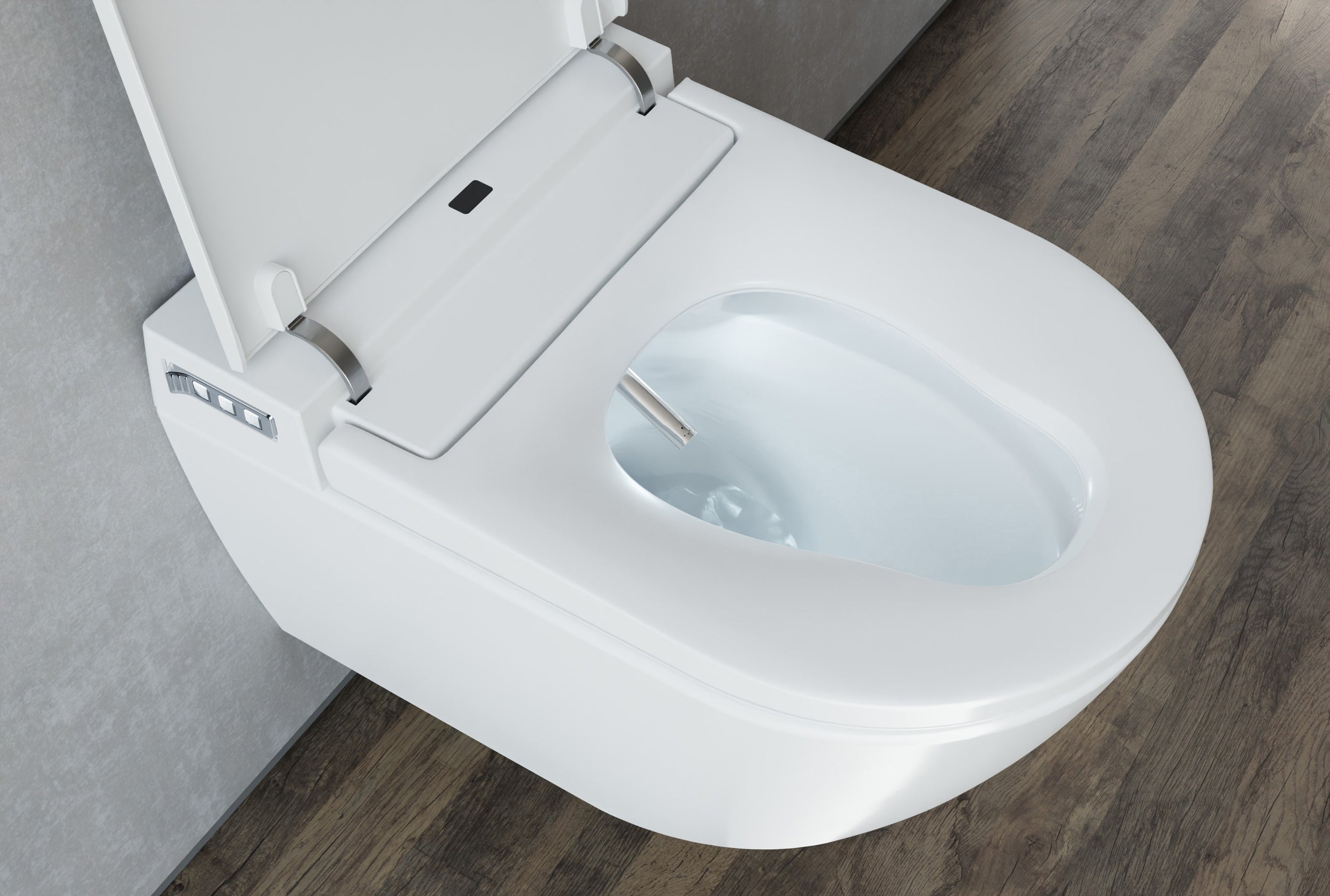 Conjunto completo de sanita com chuveiro higiénico Basic 1104 com elemento de parede Geberit Duofix