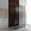 Divisória de duche Walk-In Nano real glass EX101 - vidro cinzento - largura selecionável