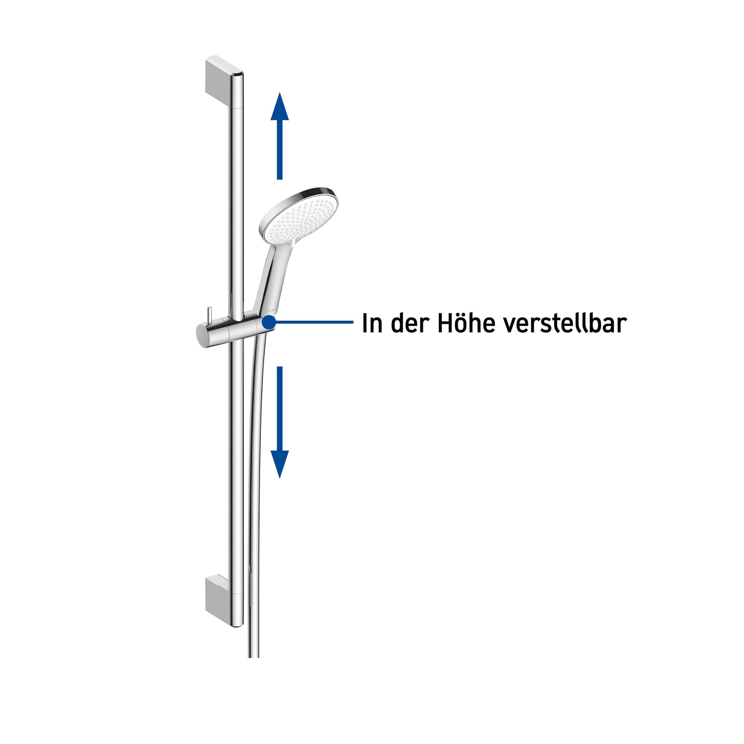 Duravit DuraVelez misturadora de duche encastrável com cabeça de chuveiro