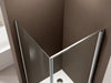 Recinto de duche de canto, com revestimento NANO - 6mm - EX416S - 80 x 80 x 195 cm