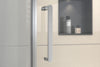 Chuveiro de canto com porta de giro no painel fixo NT403