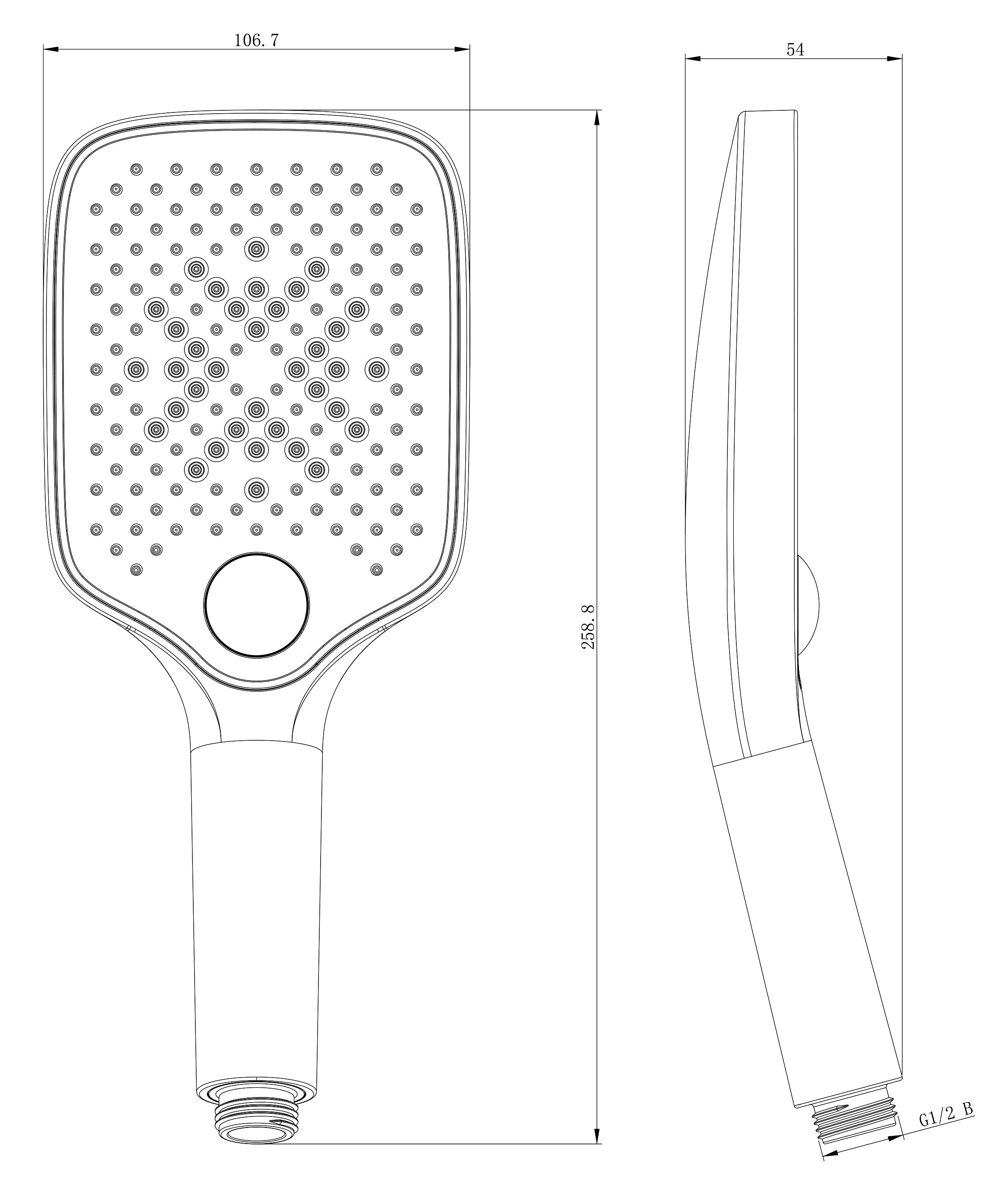 Coluna de duche termostática 3011 PRO