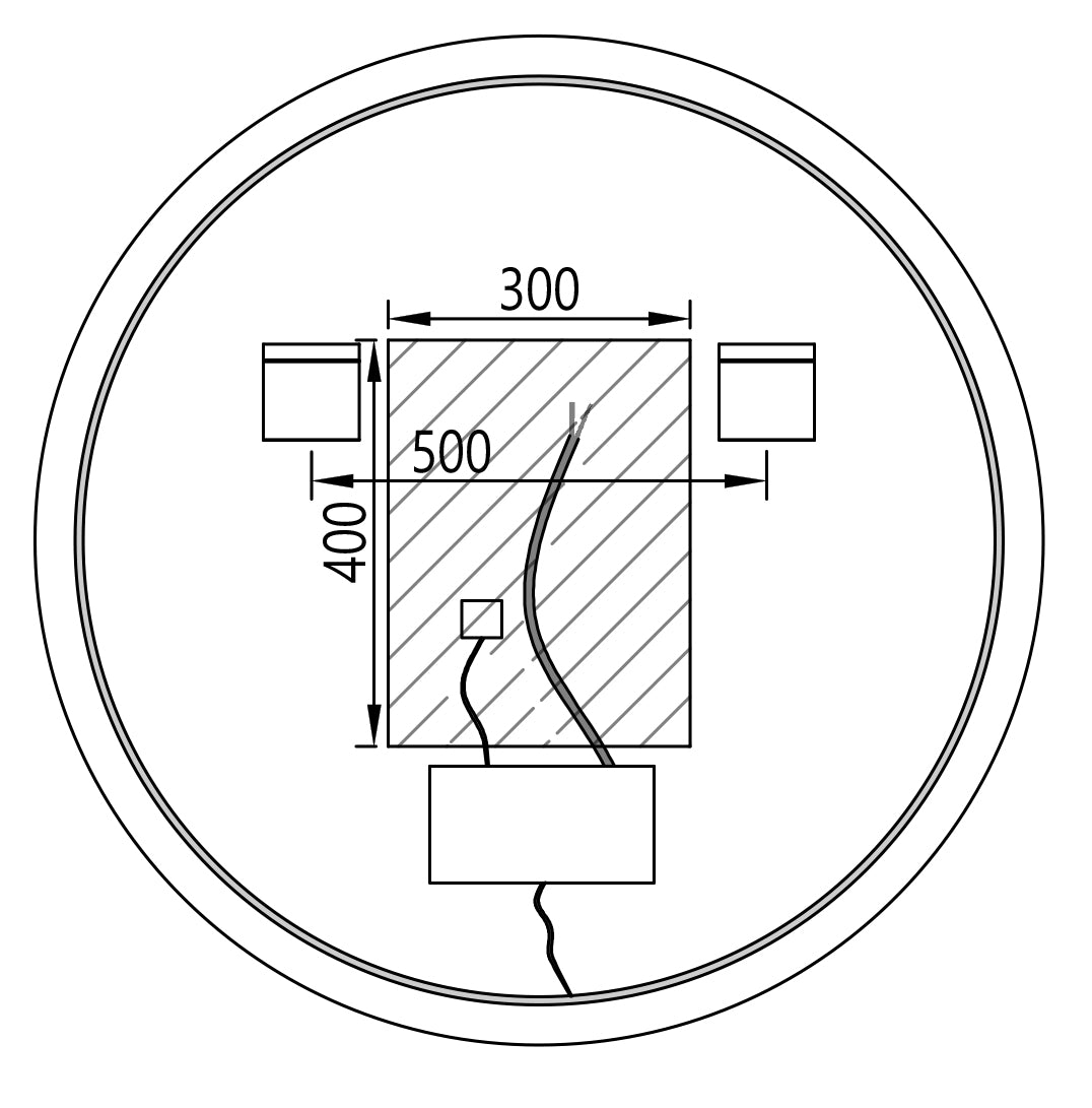 Espelho de luz LED 2712 - 2.0