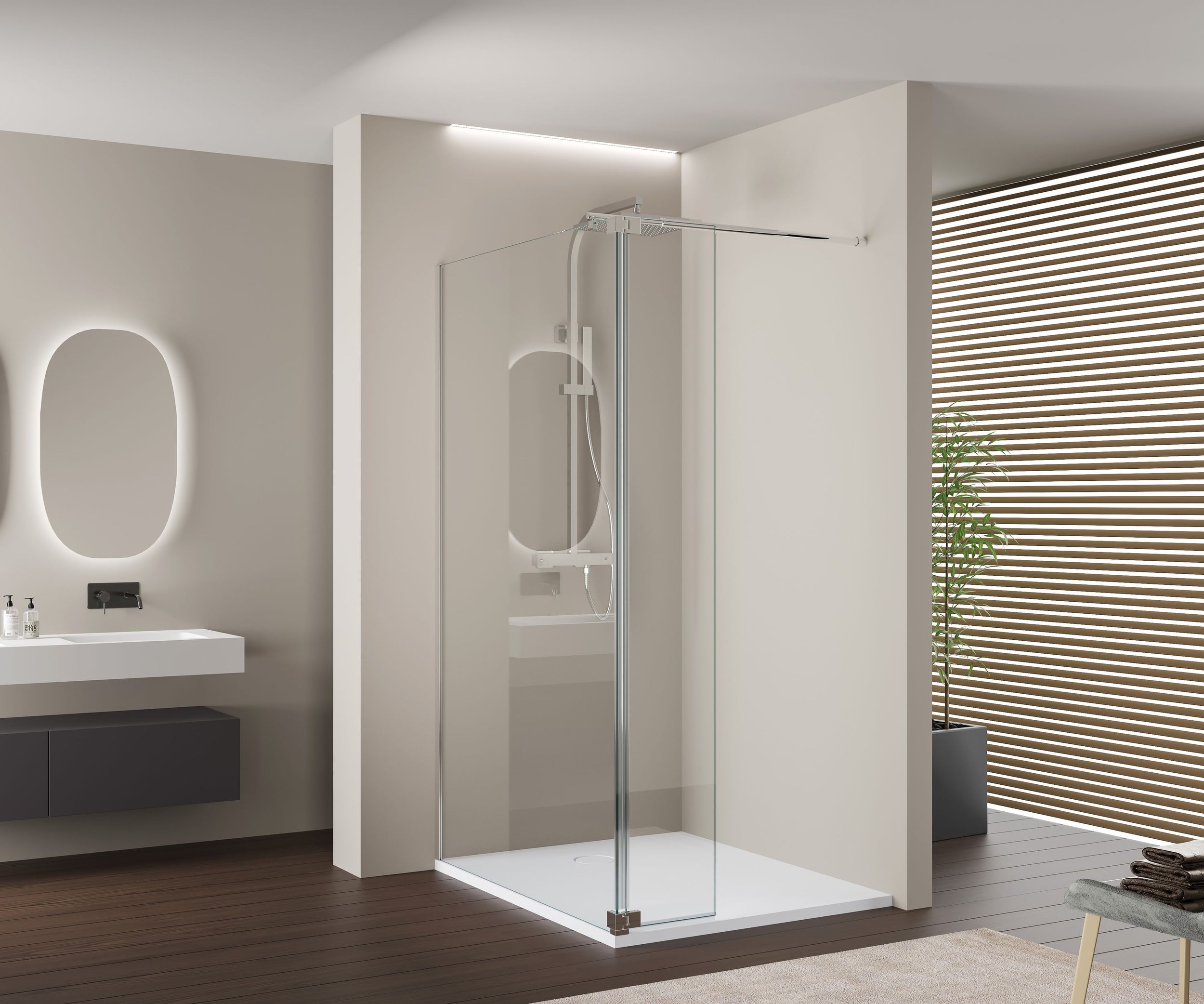 Divisória de duche Walk-In-Dusche Nano NT109