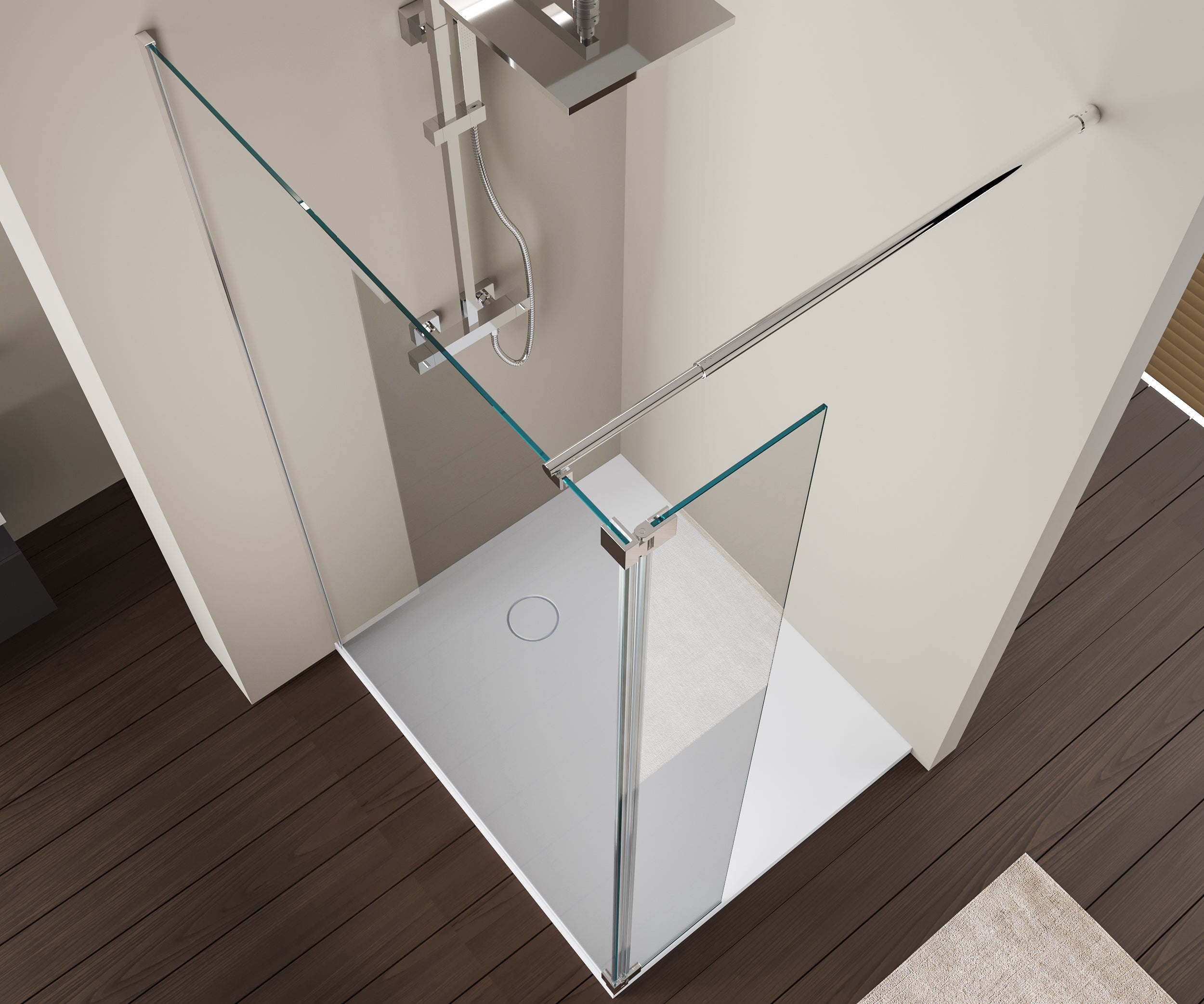 Divisória de duche Walk-In-Dusche Nano NT109