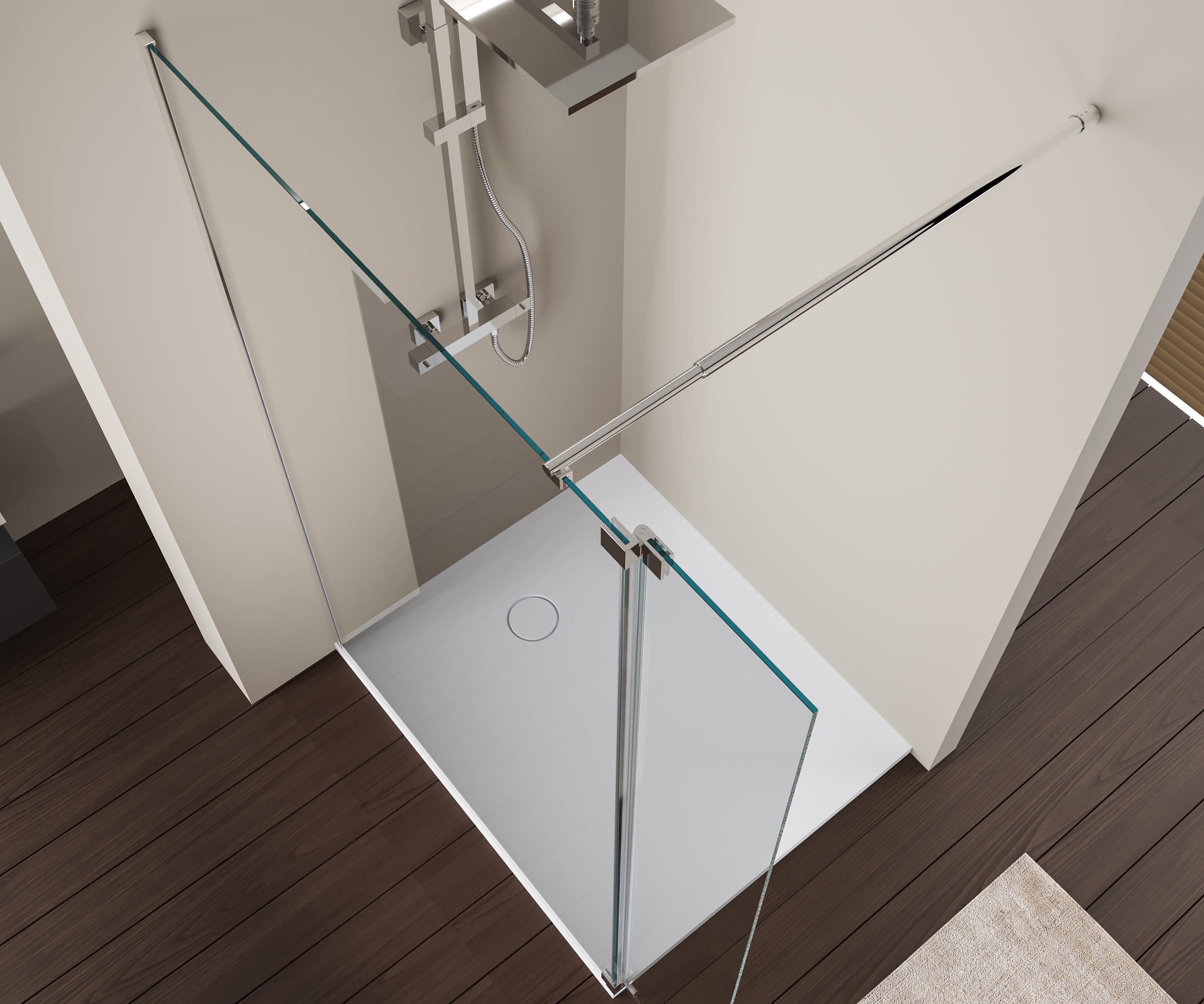 Divisória de duche Walk-In-Dusche Nano NT109