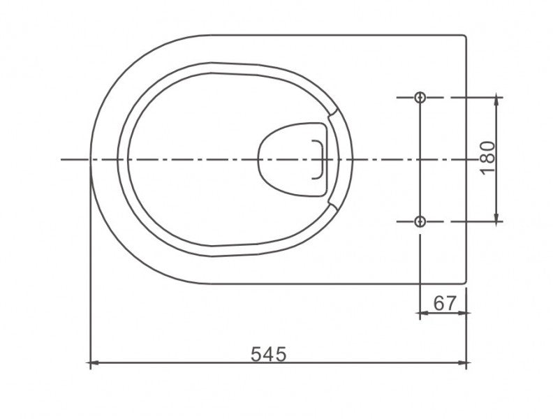 Pacote económico de WC 3: WC NT2039 Branco