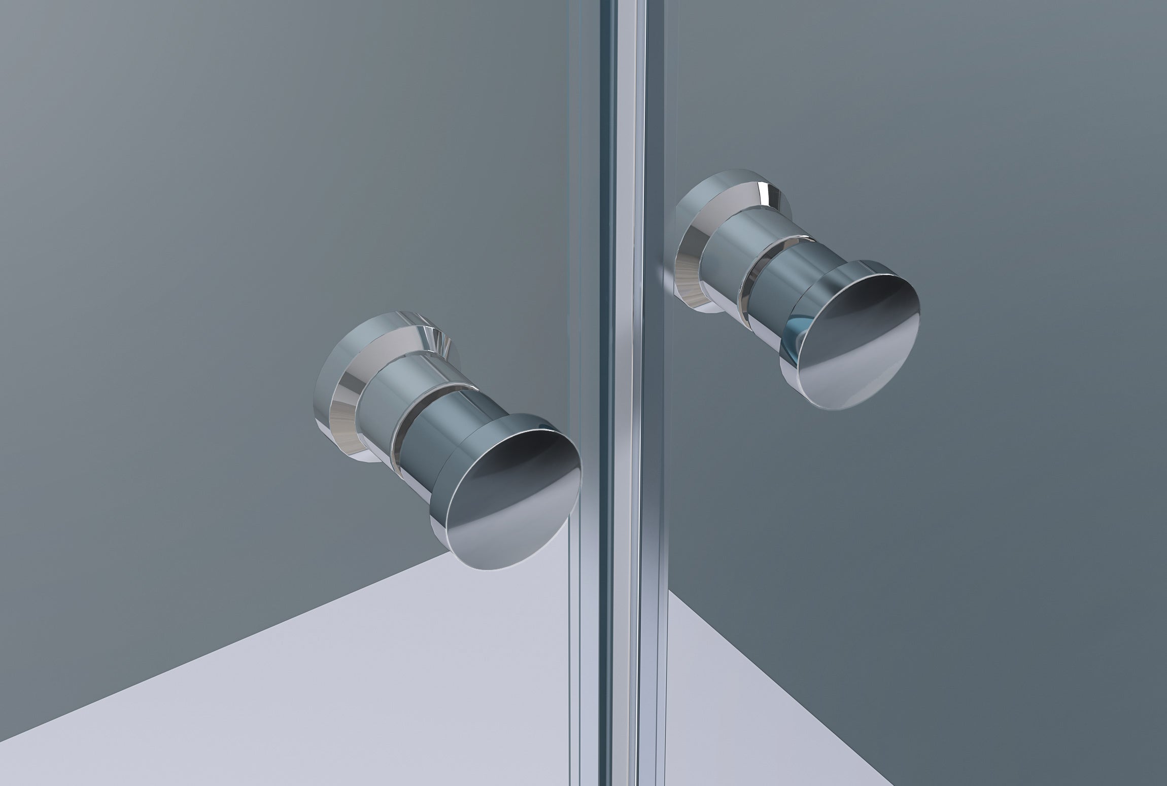 Chuveiro Alcove com portas de batente duplo NT218