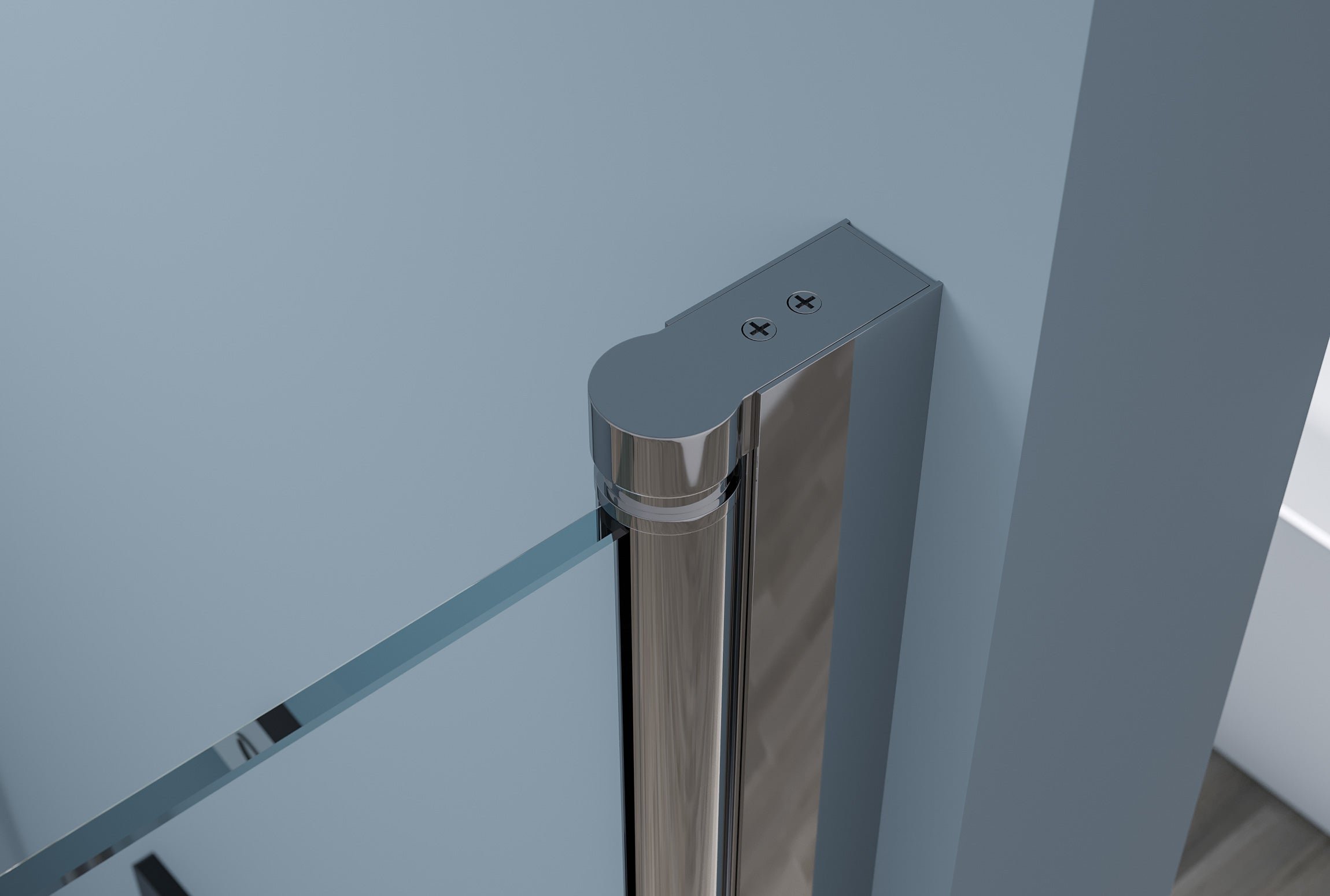 Chuveiro Alcove com portas de batente duplo NT218