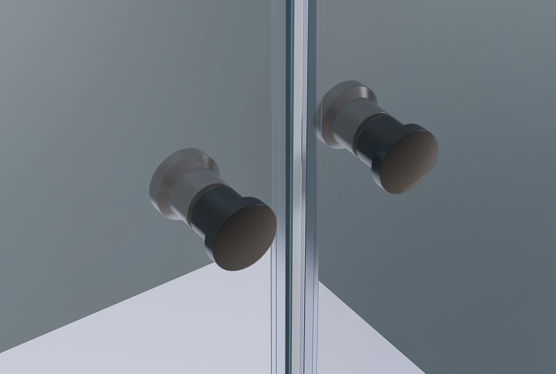 Chuveiro Alcove com portas de batente duplo NT218