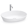 Bacia de bancada branca mate - NT2660 - Solid Surface - 60 x 40 x 12,5 cm 