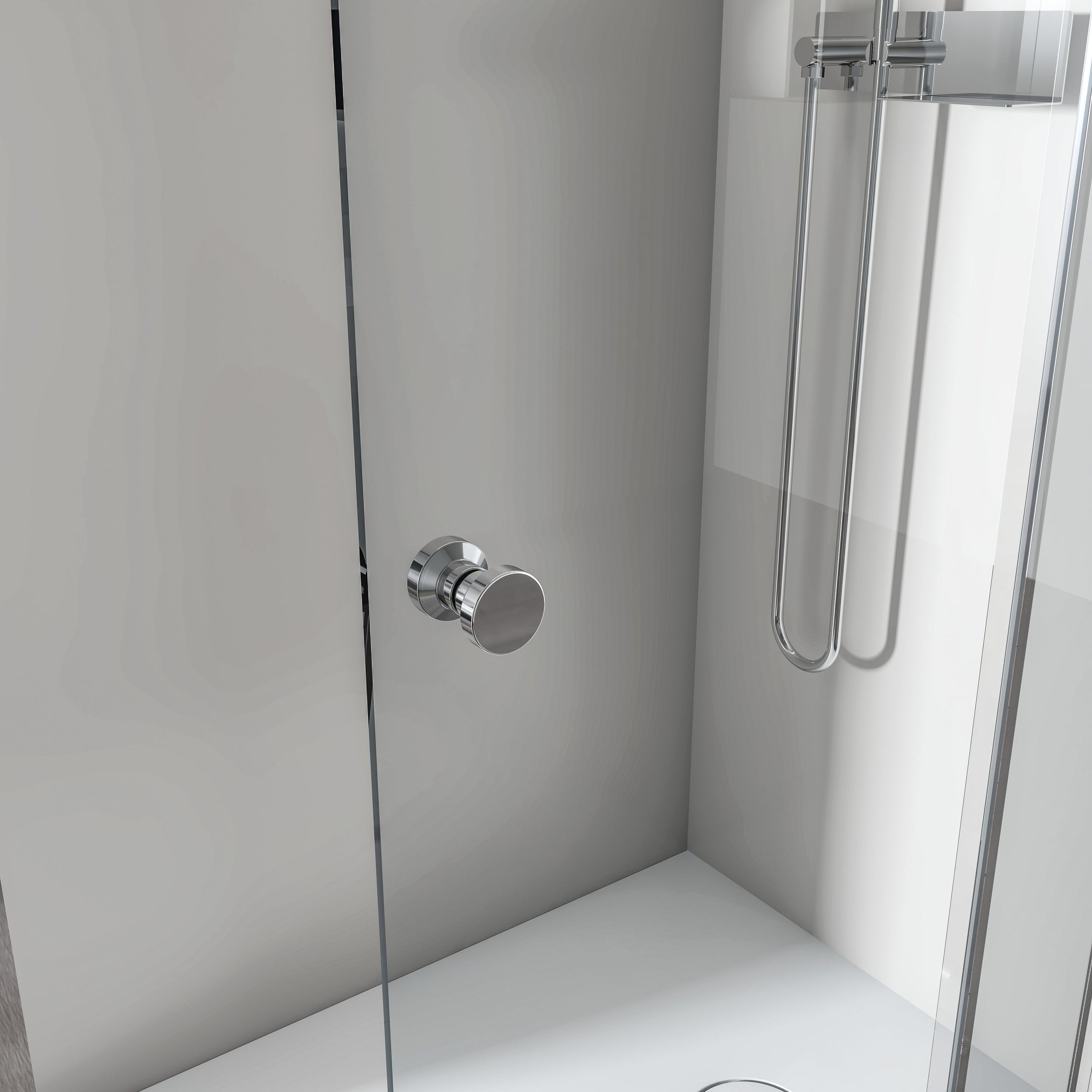 Duche de canto com porta de correr NT504
